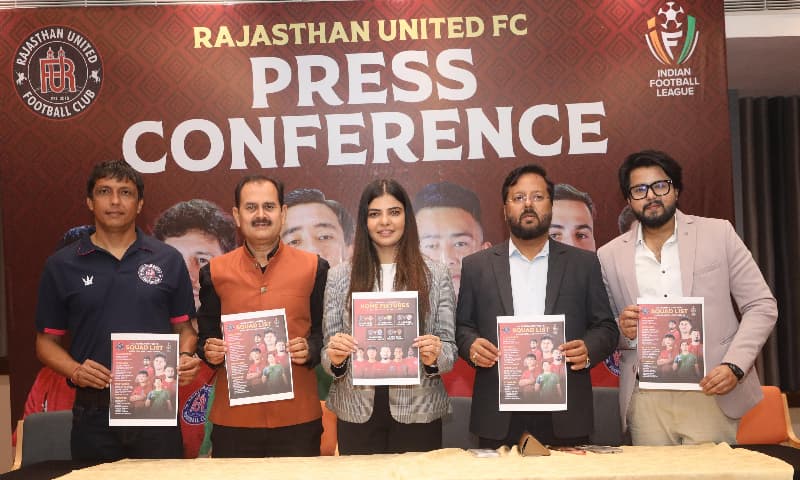 जयपुर में फुटबॉल का बड़ा मुकाबला: आज से राजस्थान यूनाइटेड FC का पहला होम मैच, नामधारी FC से भिड़ंत